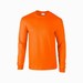 Gildan 2400 T-shirt ultra cotton lange mouw safety orange