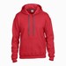 Gildan 92500 hooded sweater red