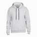 Gildan 92500 hooded sweater white