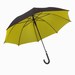 Automatisch te openen paraplu Doubly, zwart, geel
