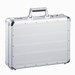 Aluminium attaché koffer met cijfersloten Lichtgewicht en oersterk met diverse opbergvakken, zilver