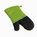 BBQ-handschoen/ ovenwant Stay Cool. Zwart, Licht Groen.