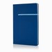 A5 notitieboek met horizontaal elastiek, blauw